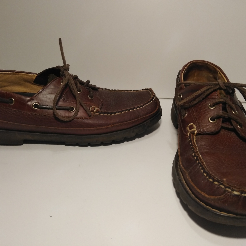 LL Bean Allagash Bison Leather Size 10D